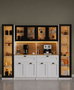 Hanah Home Nero Quad 1600-224 Coffee Stand Blanco